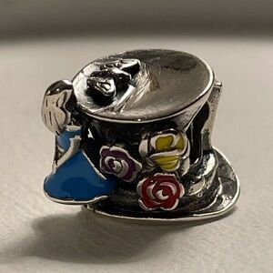 Pandora Bracelet Charm Disney Alice in Wonderland on Mad Hatter’s Hat